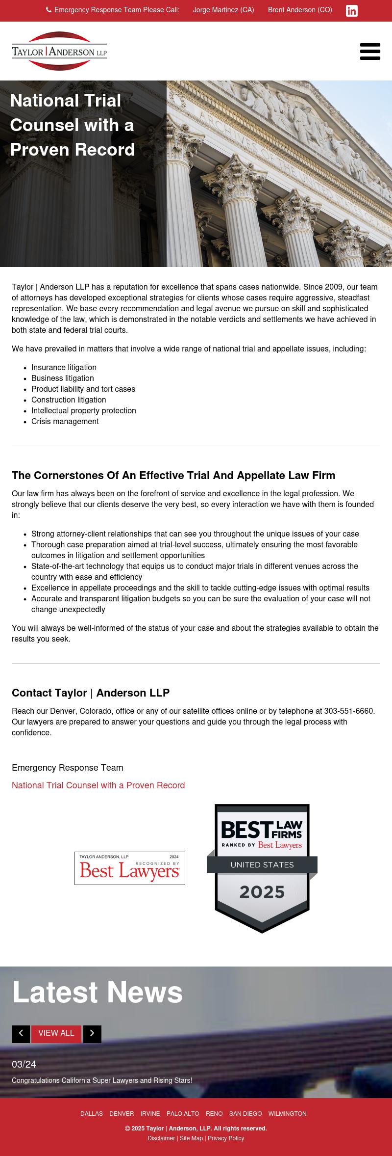 Taylor | Anderson, LLP - Irvine CA Lawyers